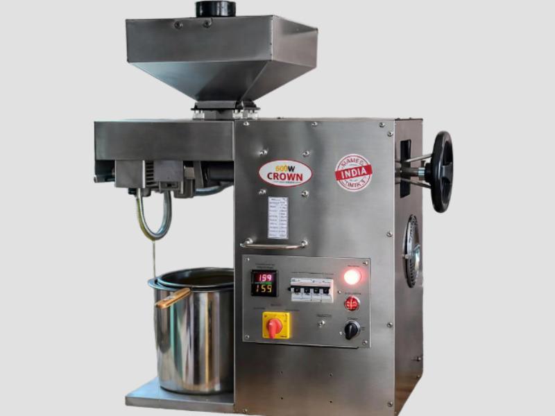 High capacity commercial oil press machine