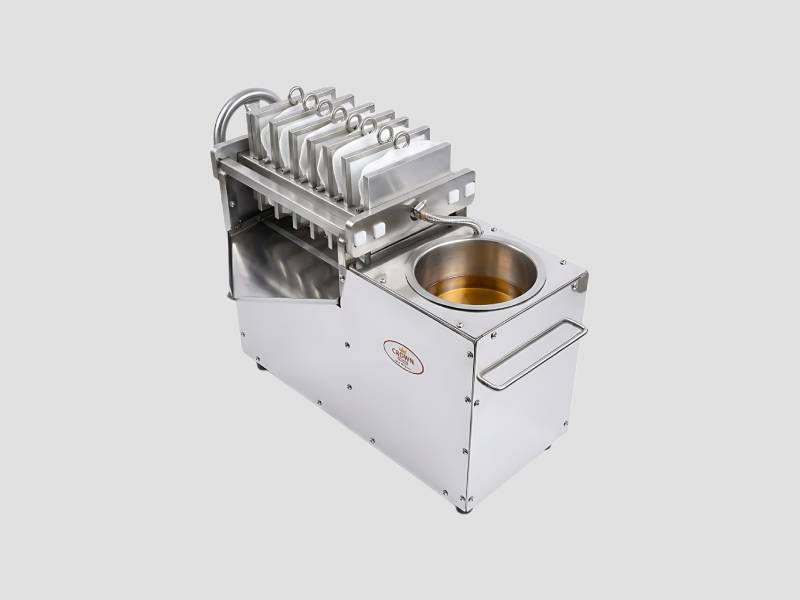 Industrial edible oil filtration machine