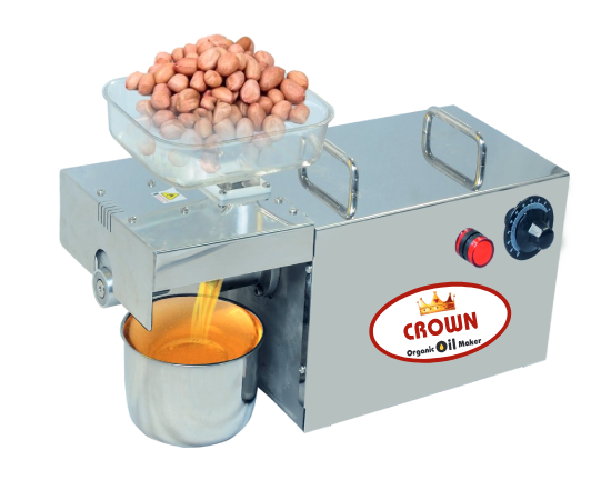 Crown domestic oil press machine extracting fresh oil